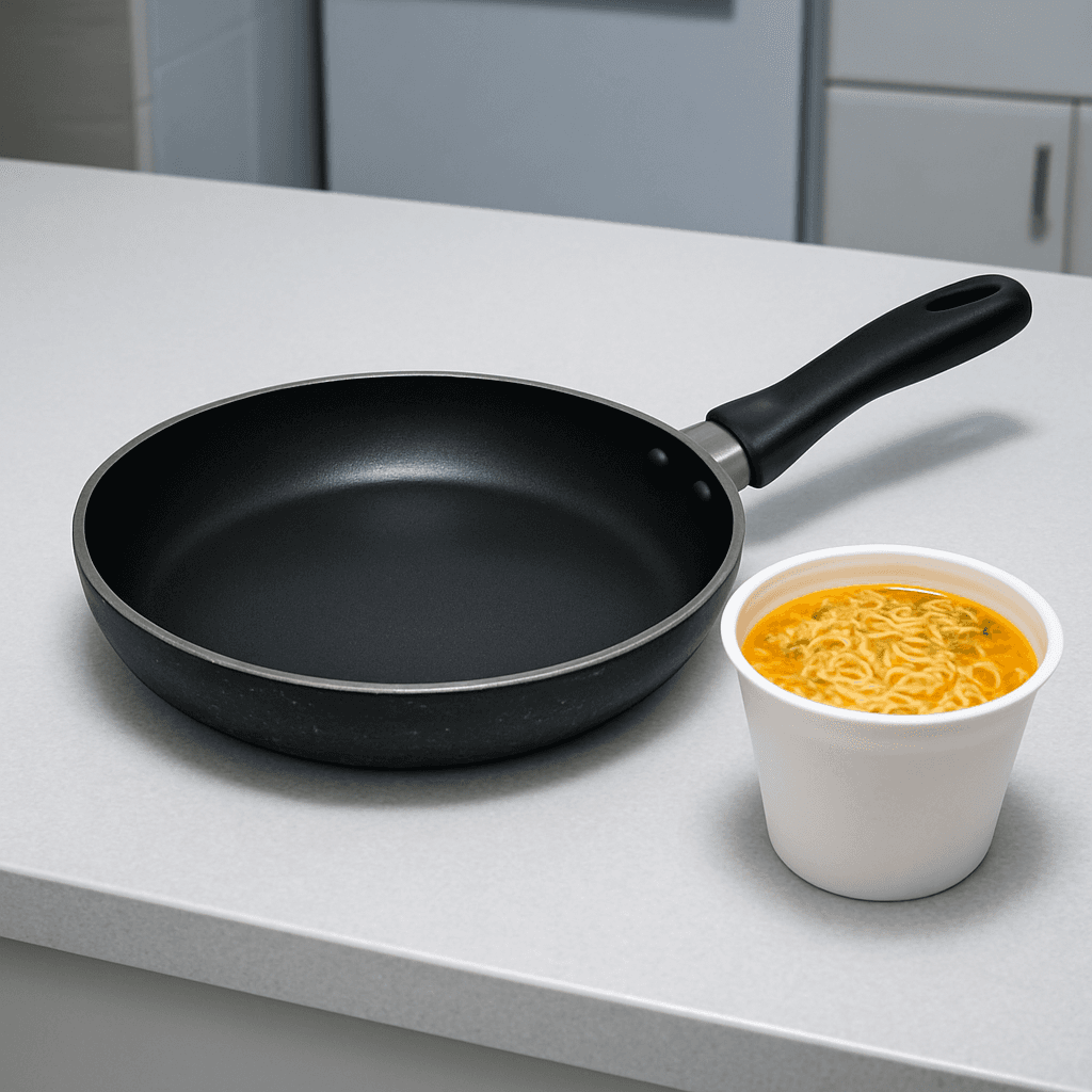 beside my friend the ramen!!