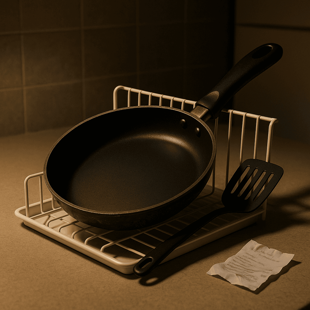 on the drying rack (so proud)