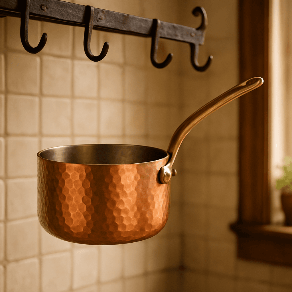 on the pot rack