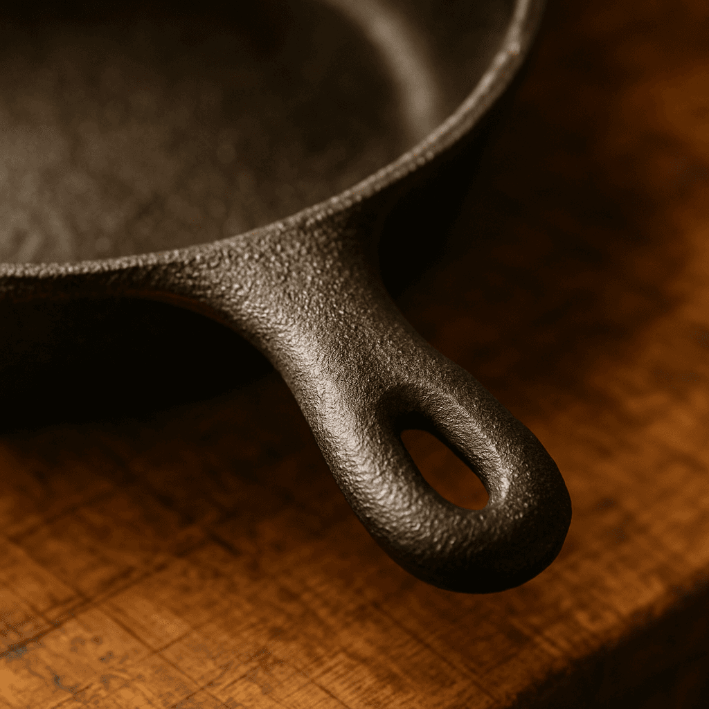 the handle, in detail
