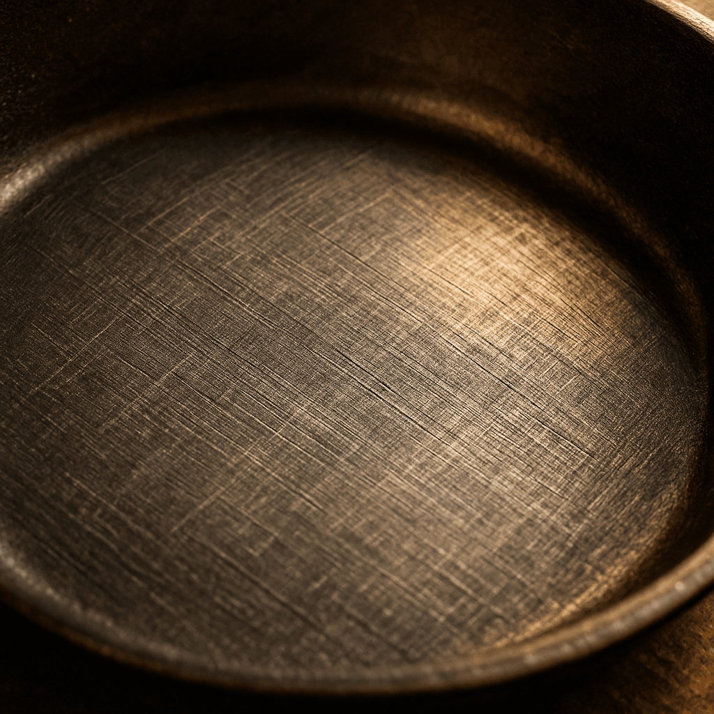 hand-forging marks, close